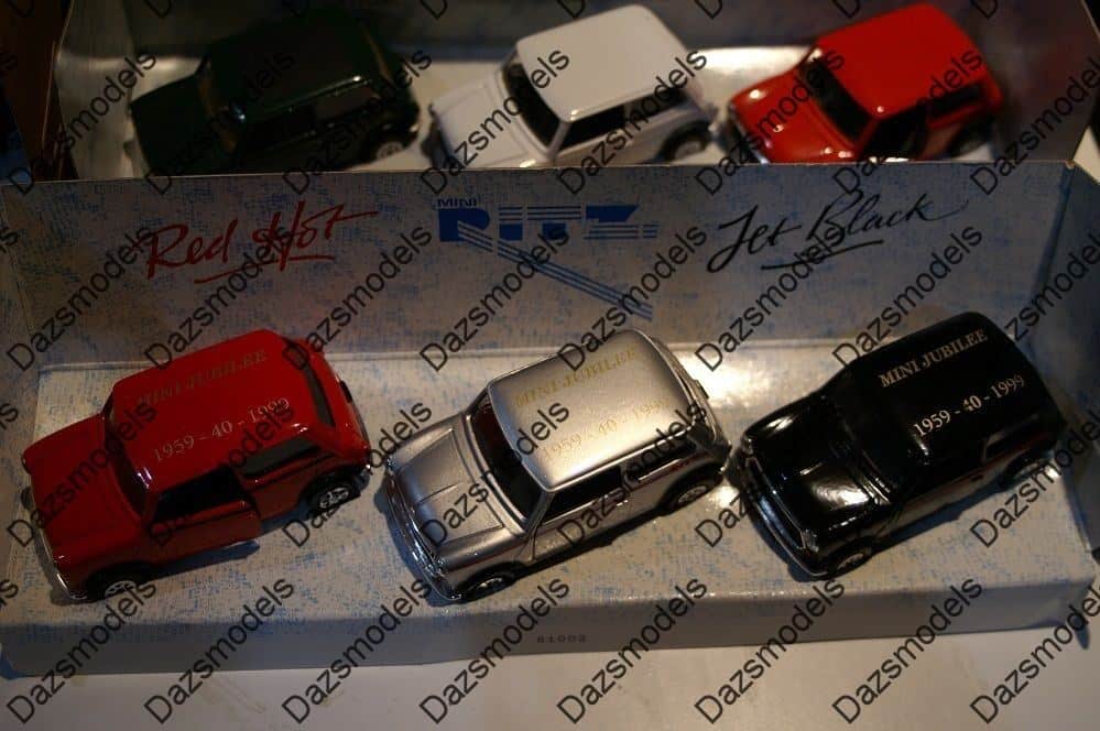 Corgi mini 93715 jubilee edition special editions red hot - ritz