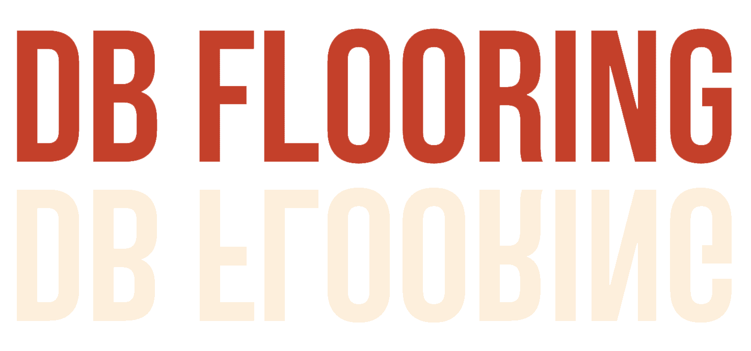 DB Flooring logo reflected in colours