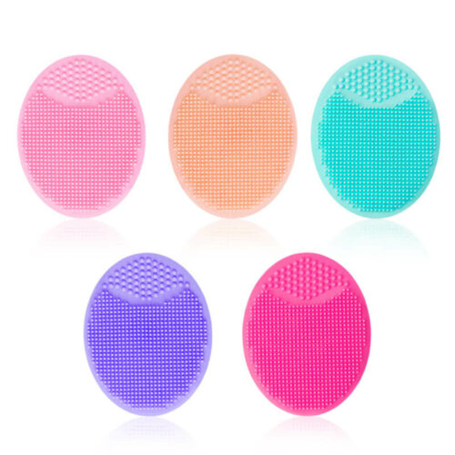 5 color silicone face scrubbers