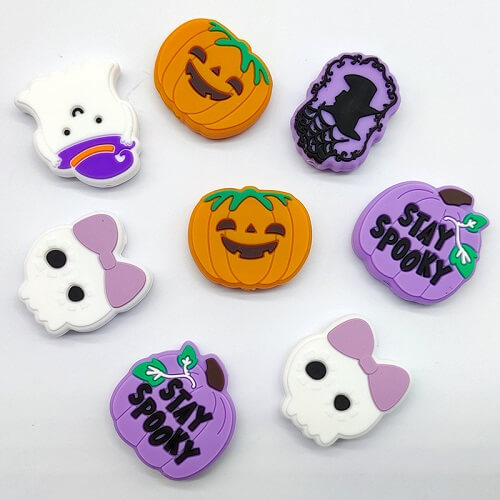 Halloween silicone focal beads
