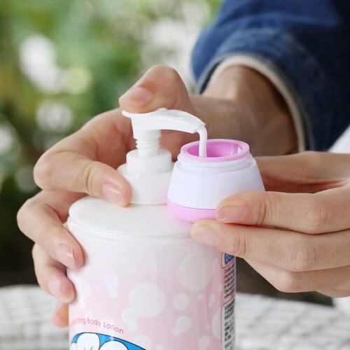 silicone cosmetic cream jar