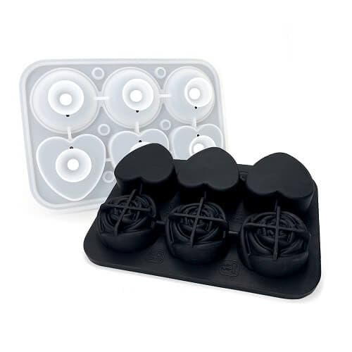 Heart Rose Ice Cube Mold