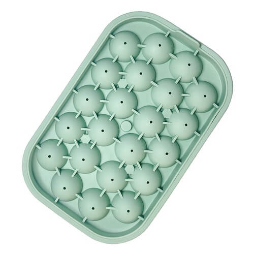 Round ice tray made of silicone