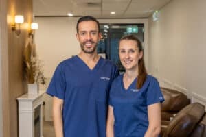 The two dentists and owners of Dentistry on George, a Brisbane CBD Dental Clinic