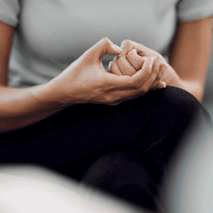 anxious dental patient