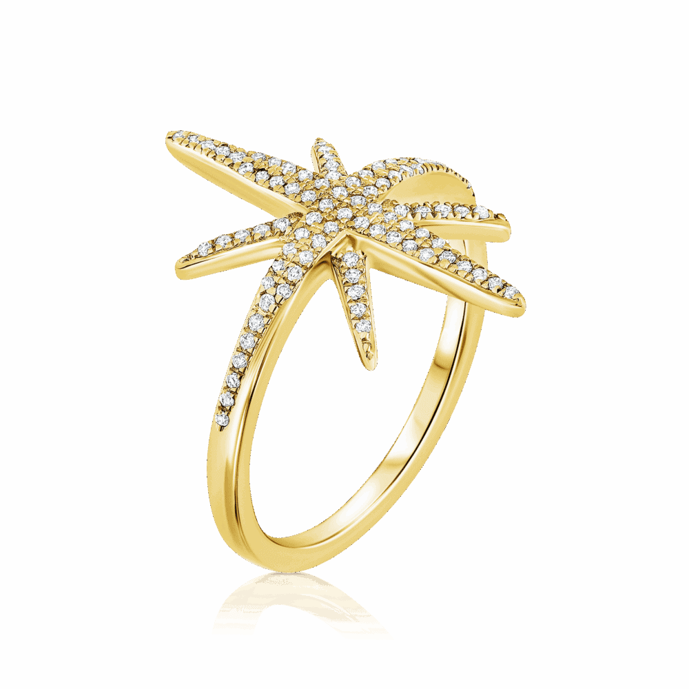 טבעת כוכב יהלומים