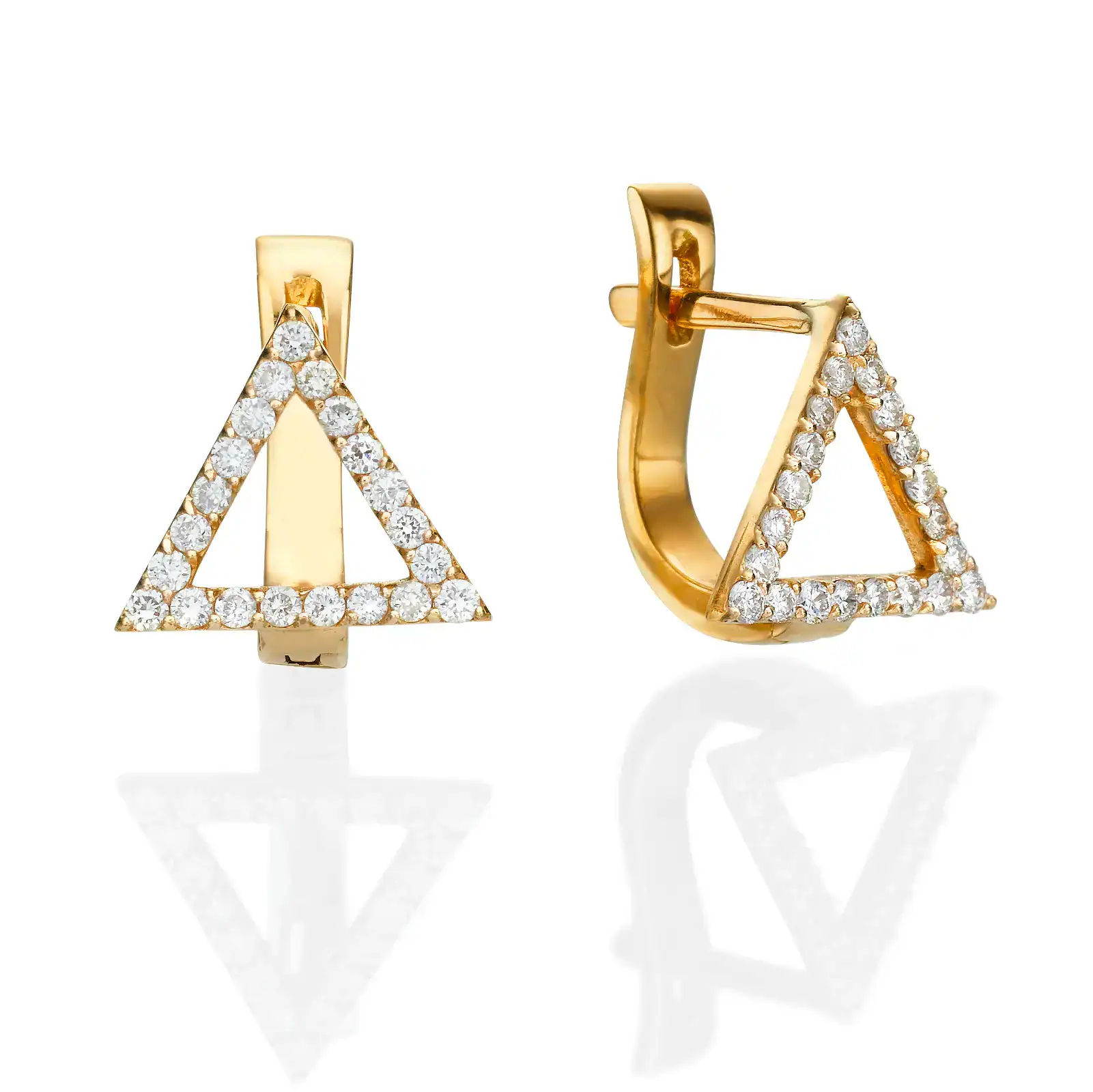 עגילי משולש- Chiara