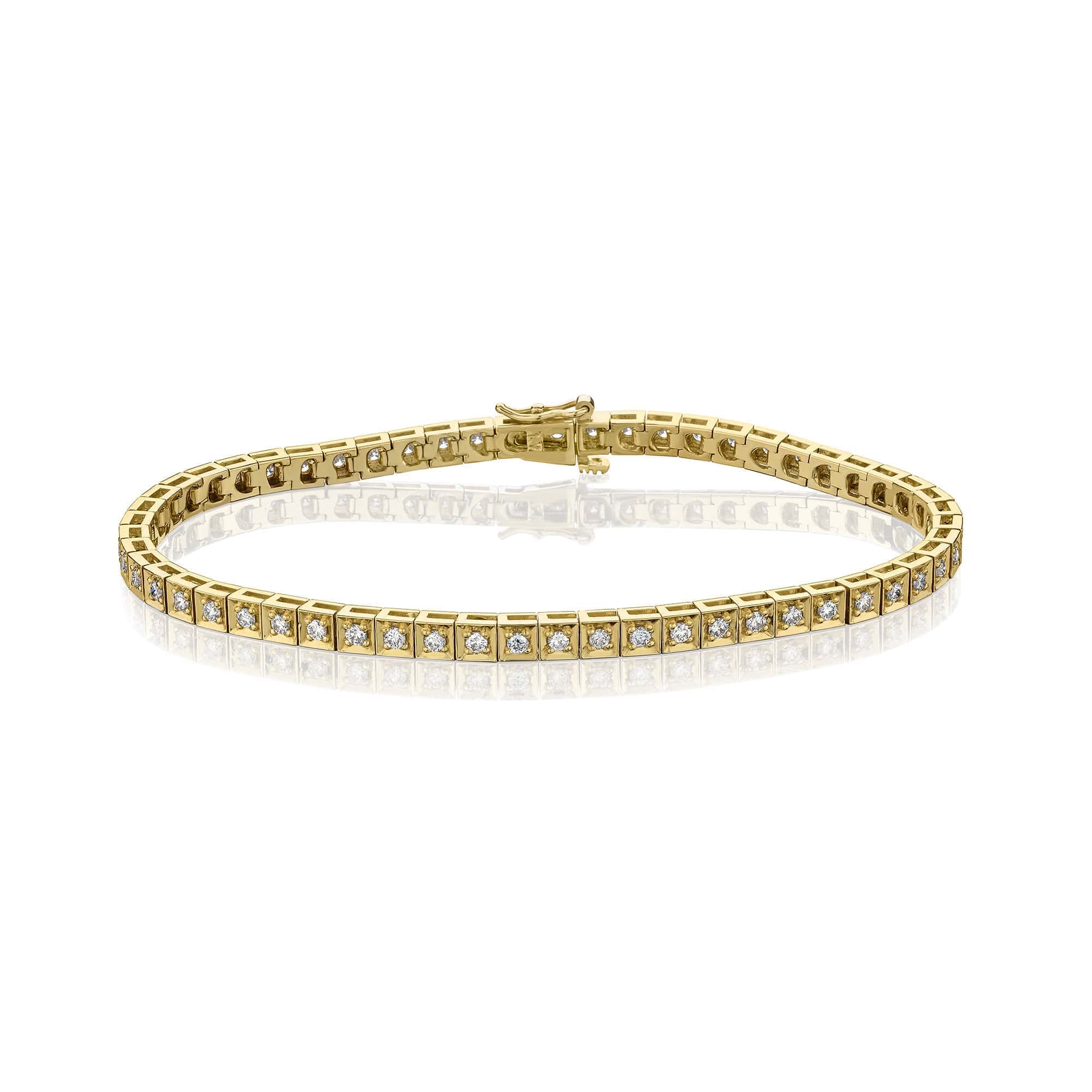 צמיד טניס משובץ יהלומים