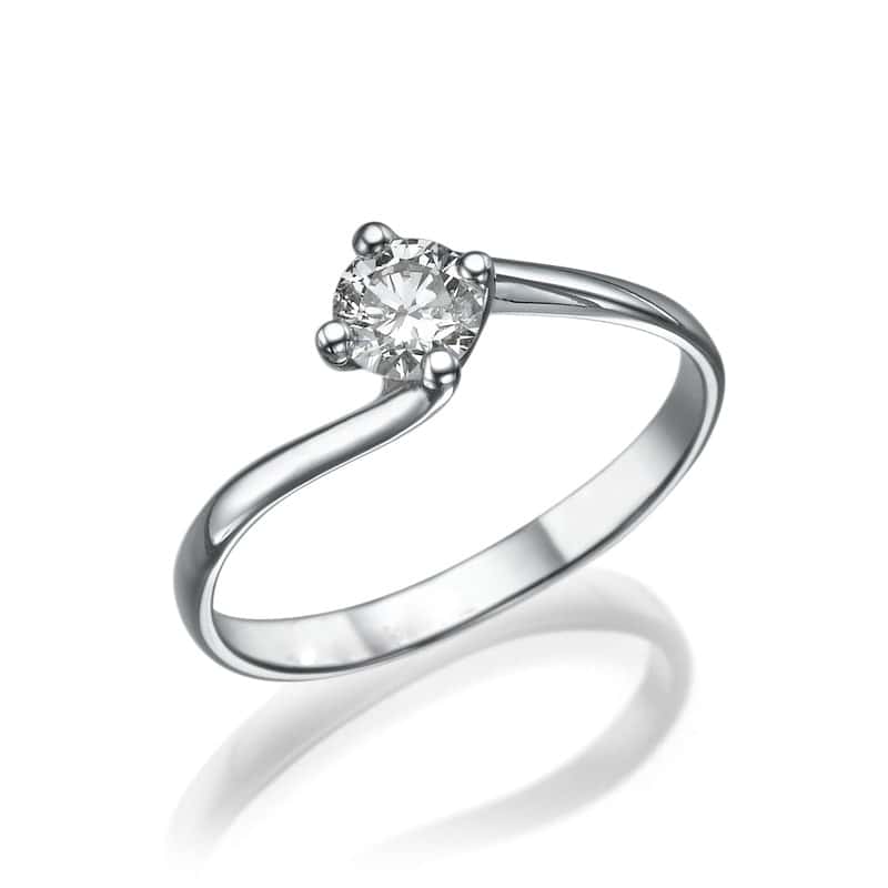 טבעת אירוסין טוויסט