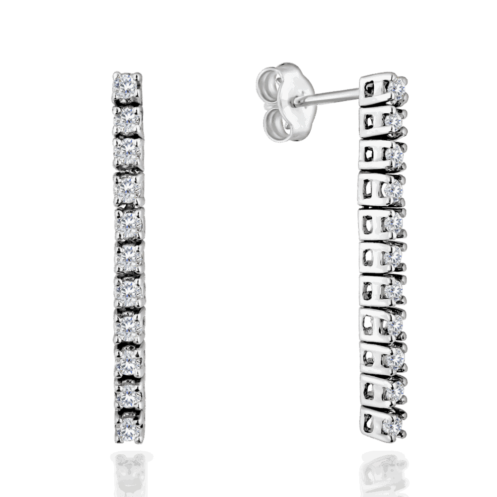 עגילי יהלומים