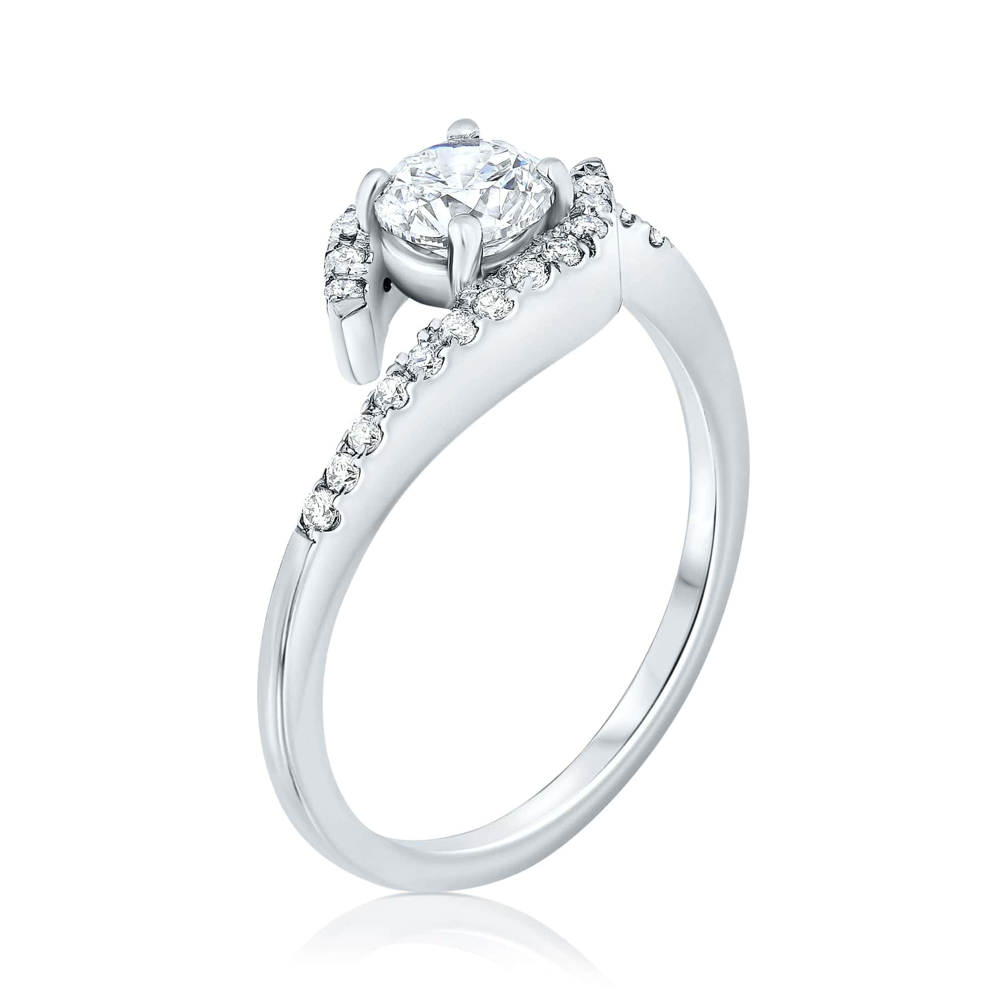 טבעת אירוסין טוויסט