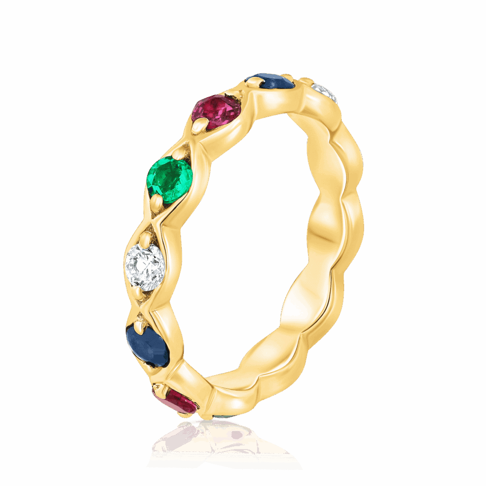 טבעת אבני חן