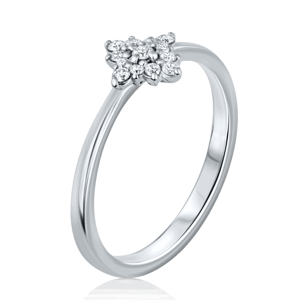 טבעת יהלומים