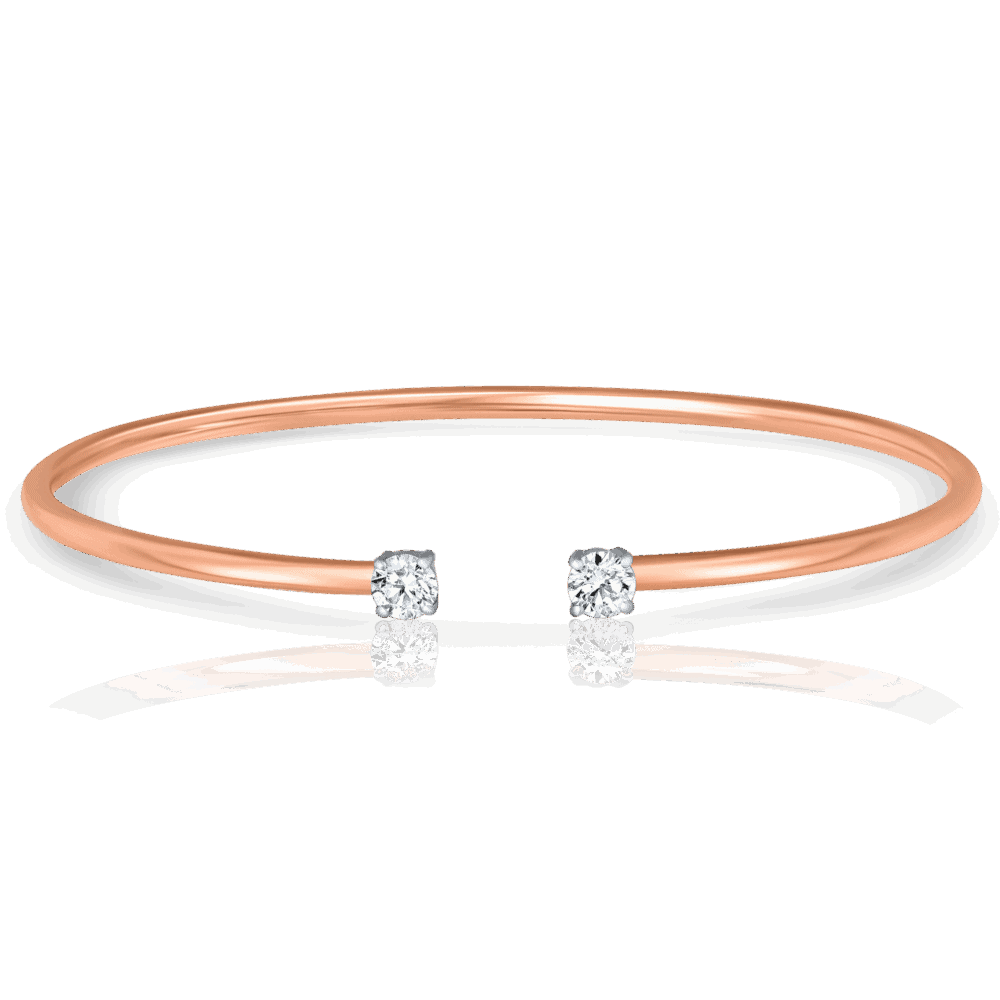 צמיד קשיח יהלומים