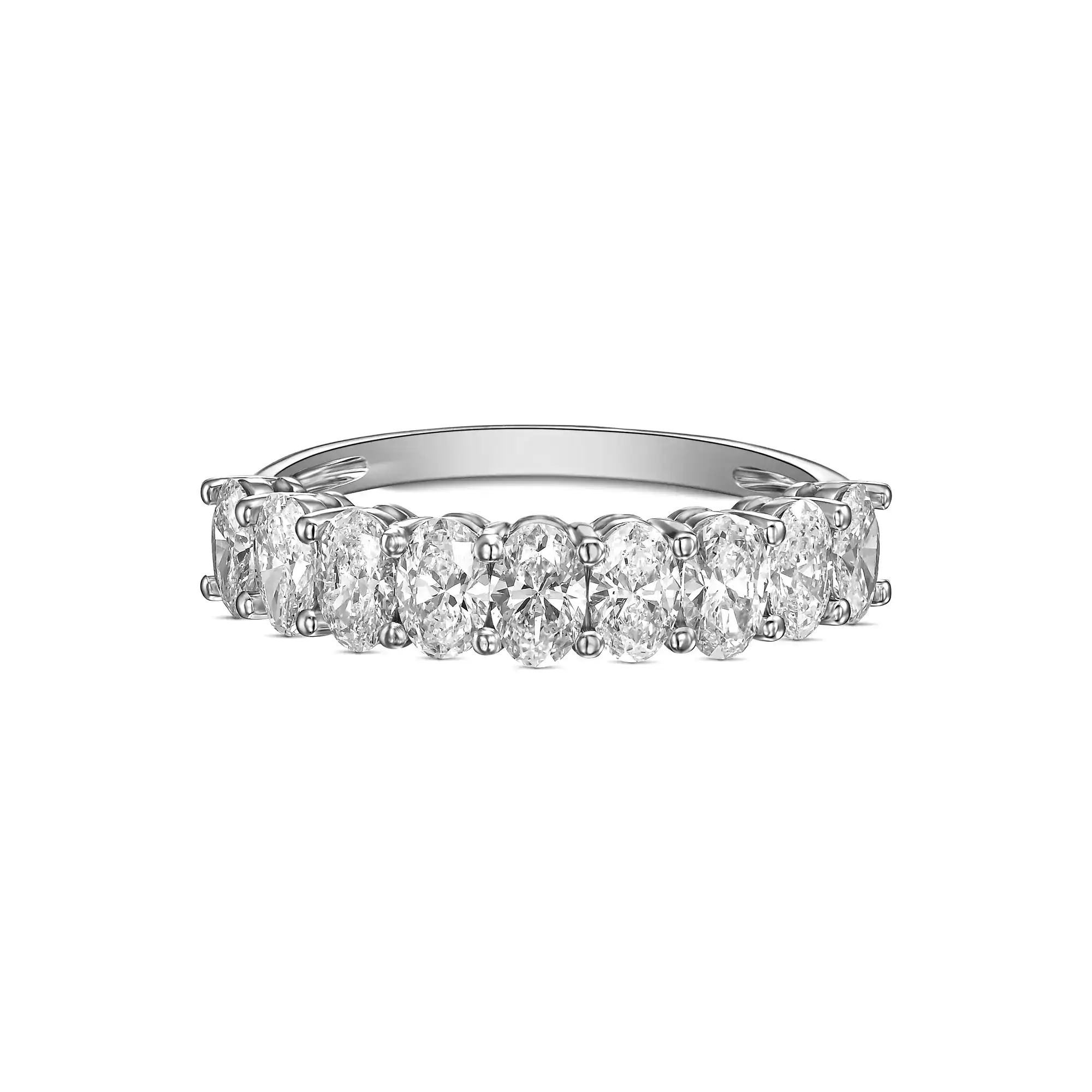 טבעת שורה אובלים