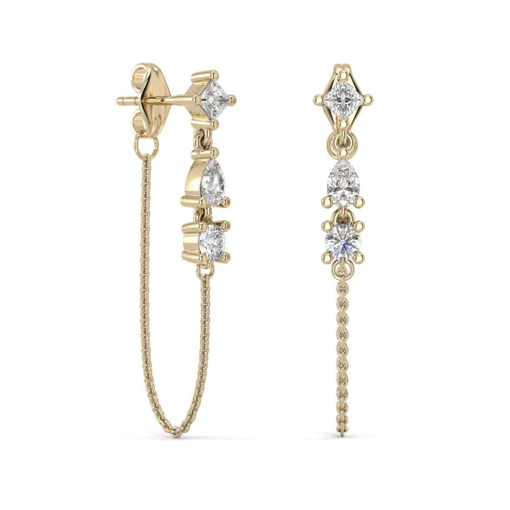 עגילי יהלומים