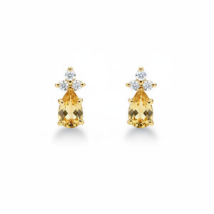 עגילי טיפות אבני חן