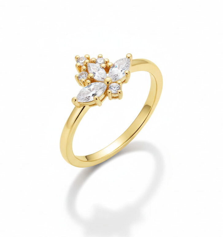 טבעת יהלומים מעוצבת