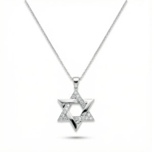 מגן דוד חצי משובץ