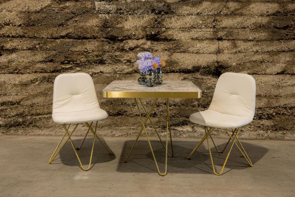 Bistrotisch Chloe Marmor, 80x80, Höhe 72cm