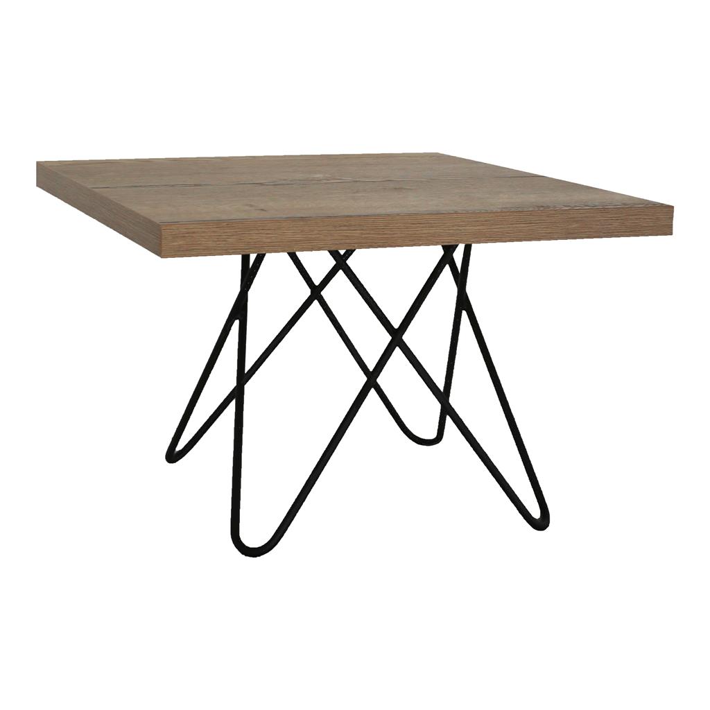 Beistelltisch Chloe SCHWARZ Platte Eiche