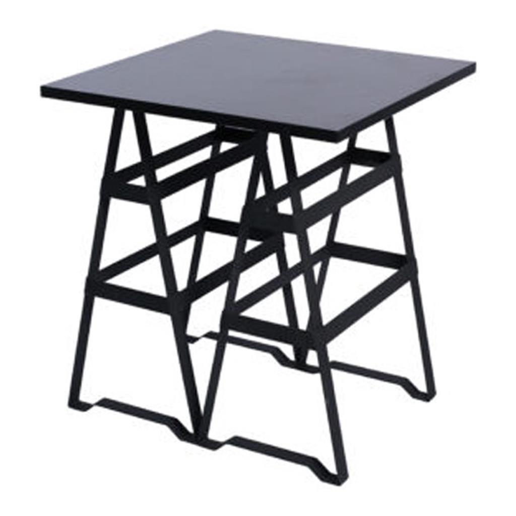 Bistrotisch Industry schwarz 70x70x78cm