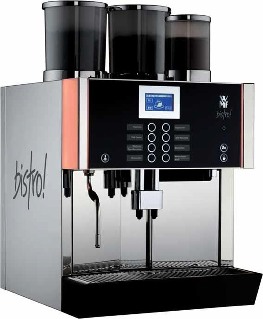 Kaffeemaschine WMF Bistro, 400V; 6,3KW (Drei Behälter Choc Espresso Cafe Crema)