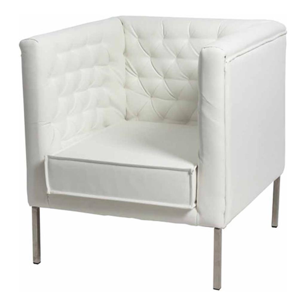 Lounge Vittorio Sessel weiß