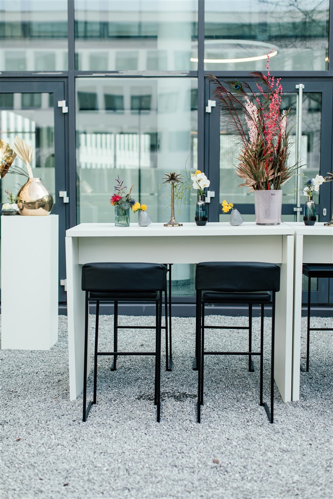 Brückentisch weiß, 140 x 70 x 110cm - Image 16