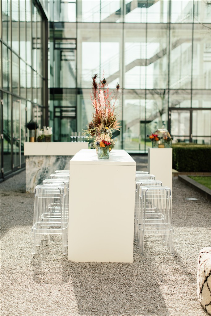 Brückentisch weiß, 140 x 70 x 110cm - Image 17