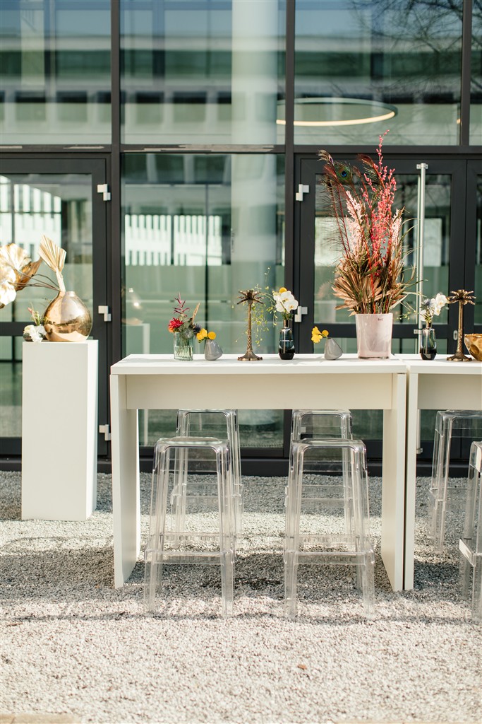 Brückentisch weiß, 140 x 70 x 110cm - Image 18