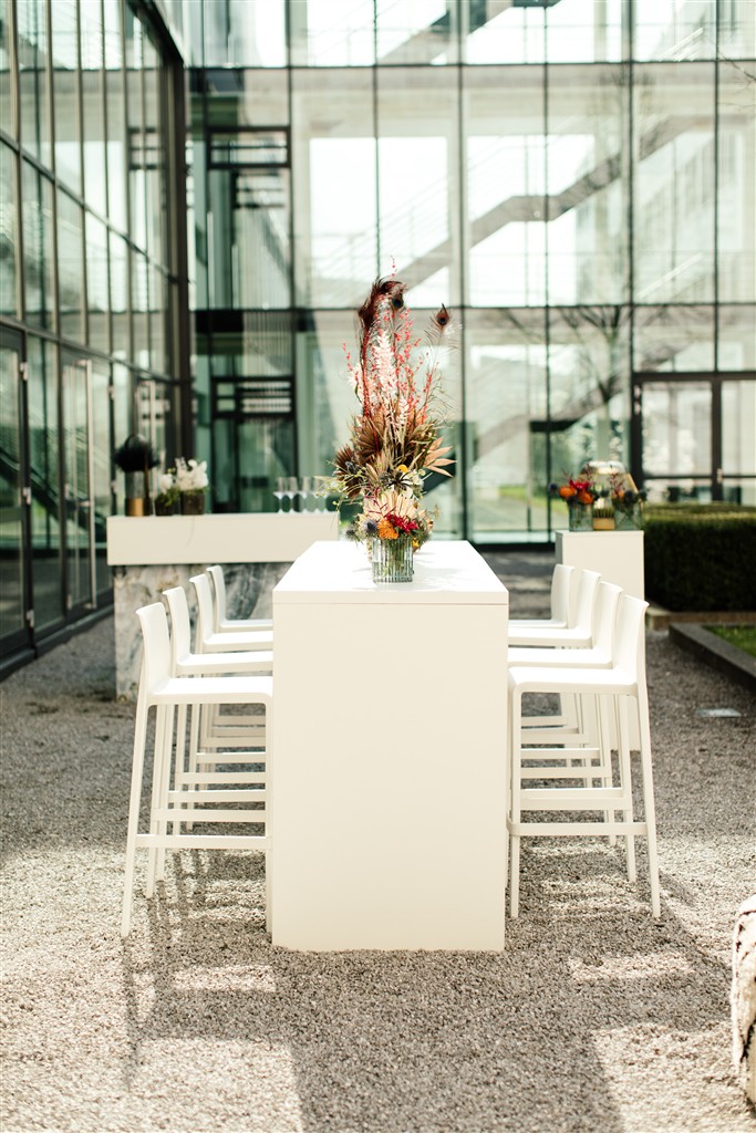 Brückentisch weiß, 140 x 70 x 110cm - Image 19