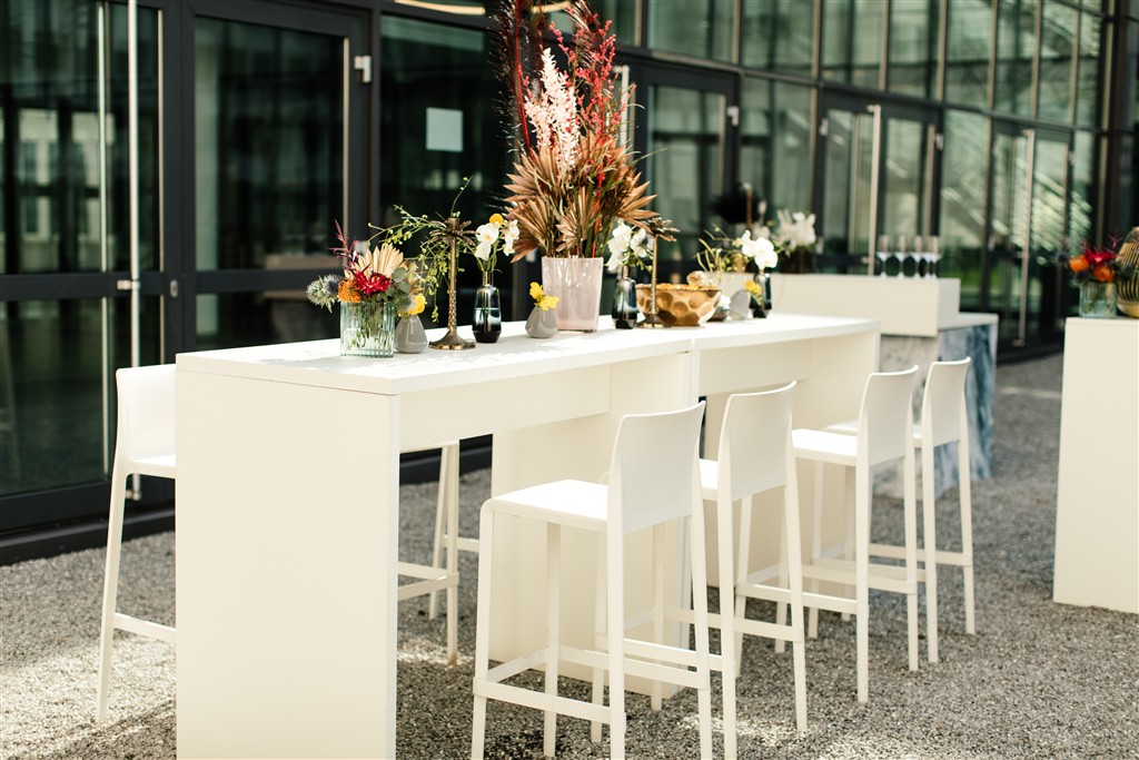 Brückentisch weiß, 140 x 70 x 110cm - Image 20