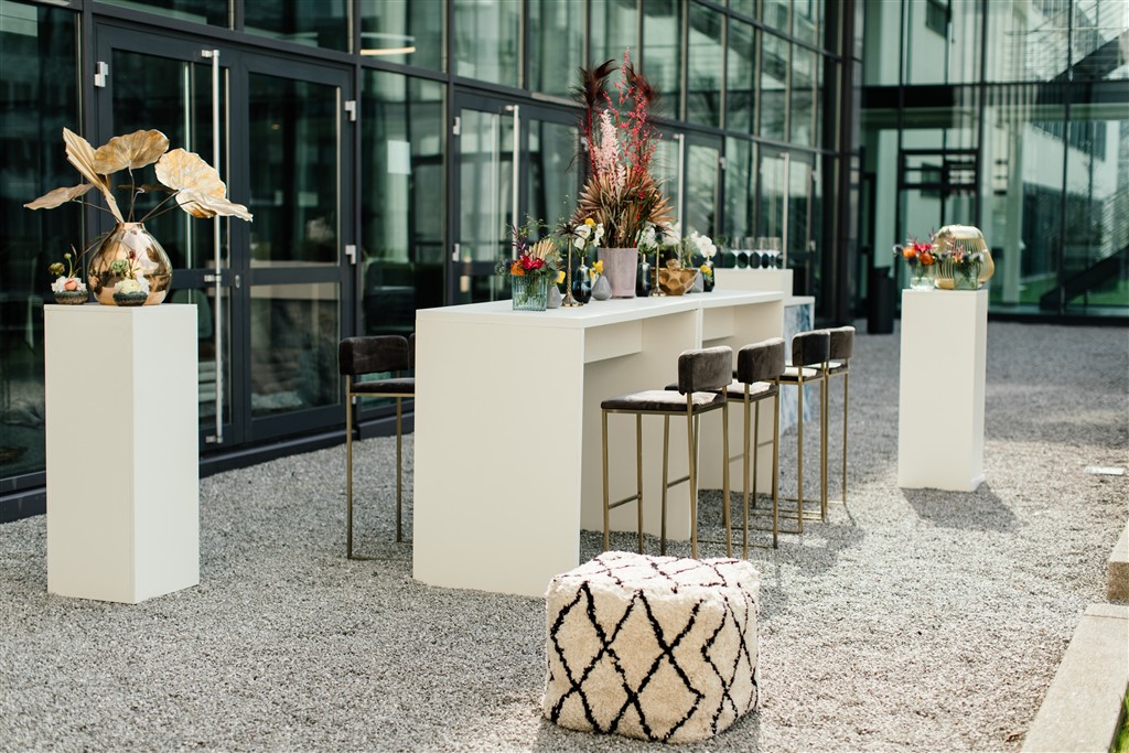 Brückentisch weiß, 140 x 70 x 110cm - Image 10