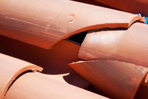 clay tile roof damaged in san antonio