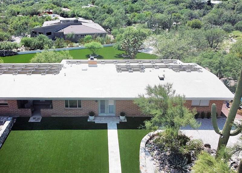 New commercial roof coating New commercial roof coating