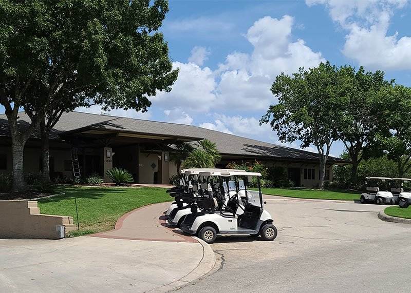 New commercial roof on golf club house New commercial roof on golf club house