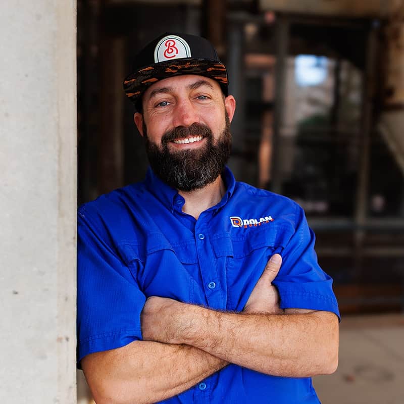 Dolan Roofing & Construction team member, Aaron Strom