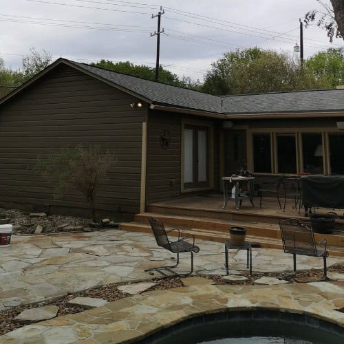 Residential roofing project featuring new Owens Corning Oakridge shingles by Dolan Roofing & Construction in Alamo Heights