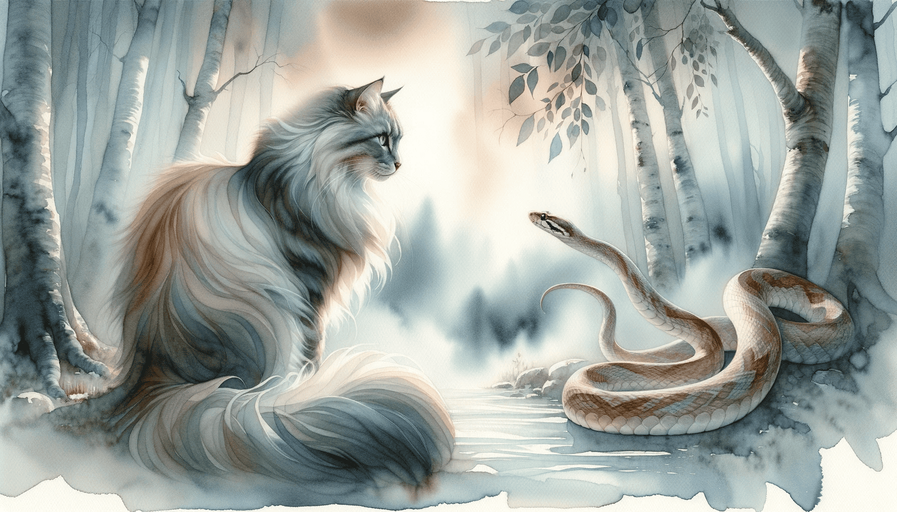 Dream Of Snake And Cat Fighting