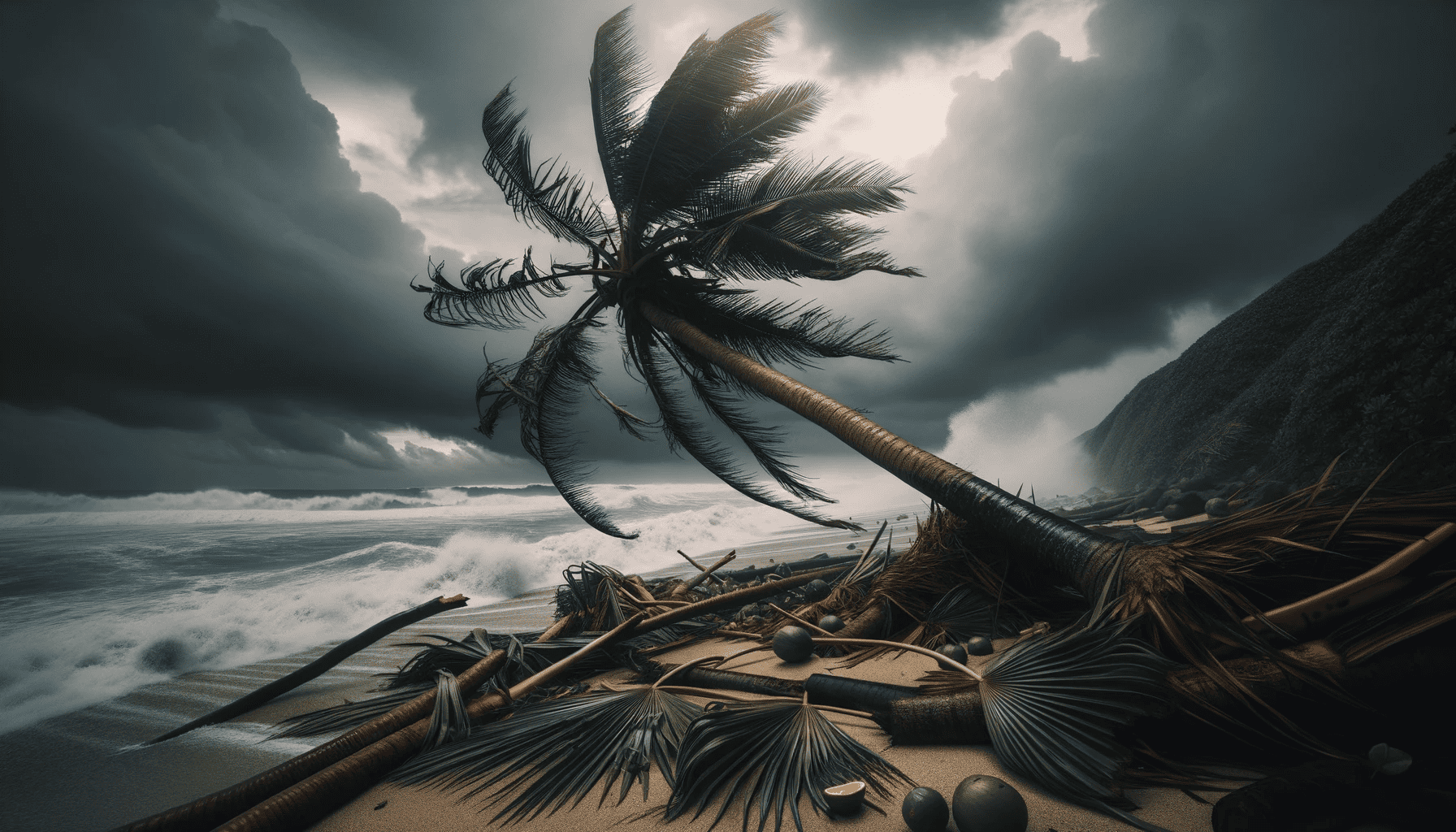falling palm tree Dream meaning