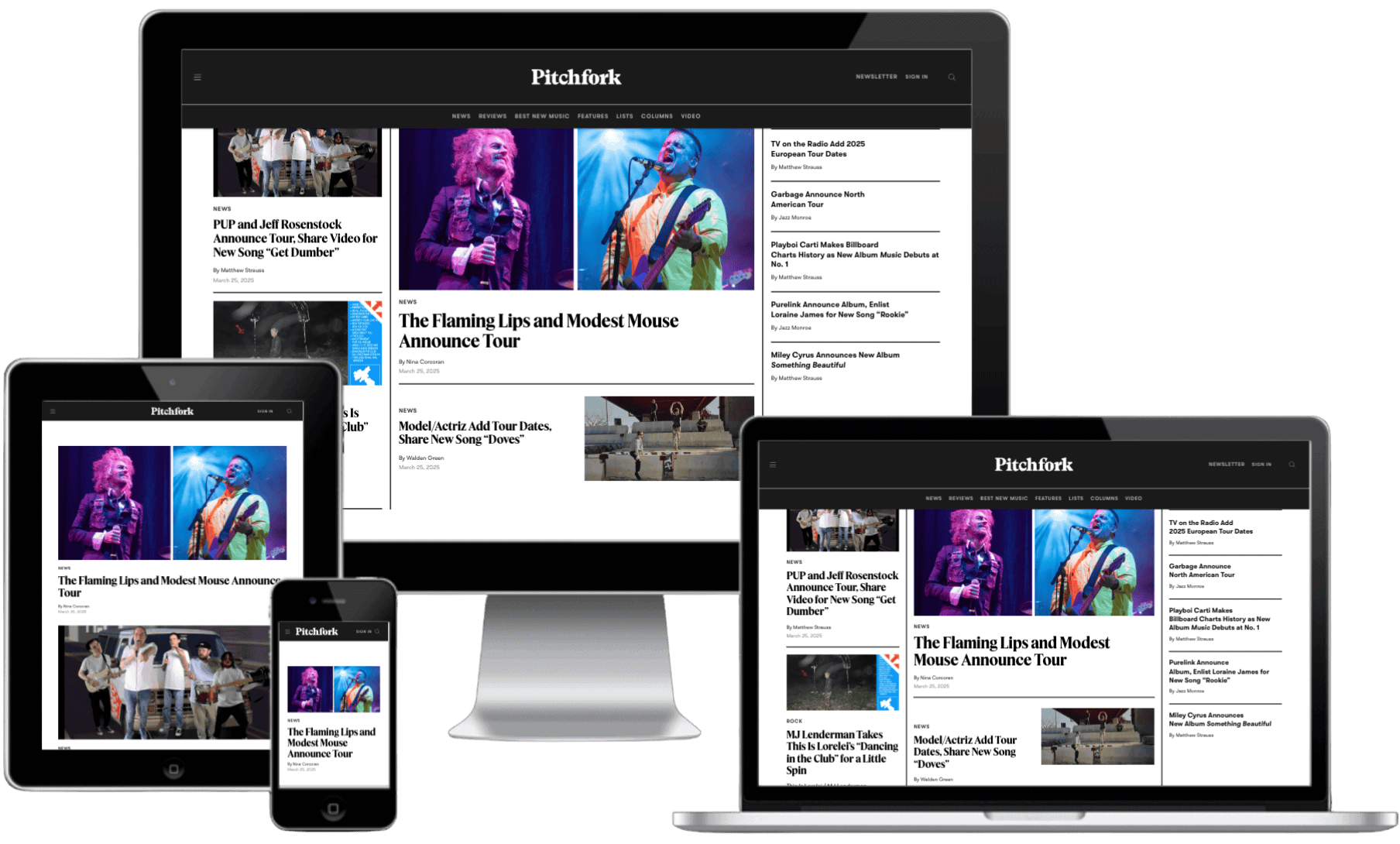 Pitchfork Media Web Design Case Study