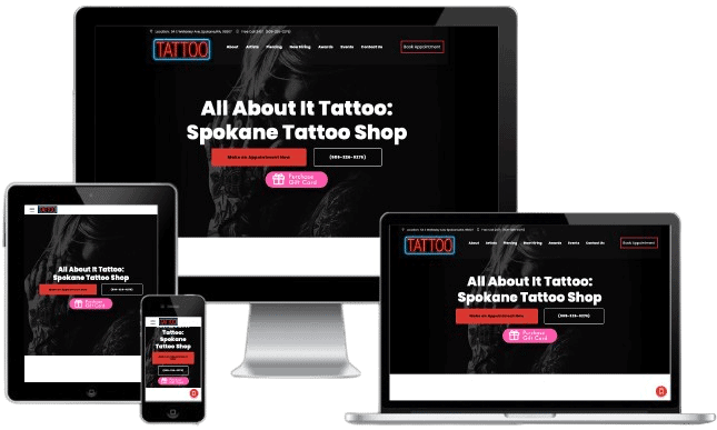 tattooshopresponsive screenshot
