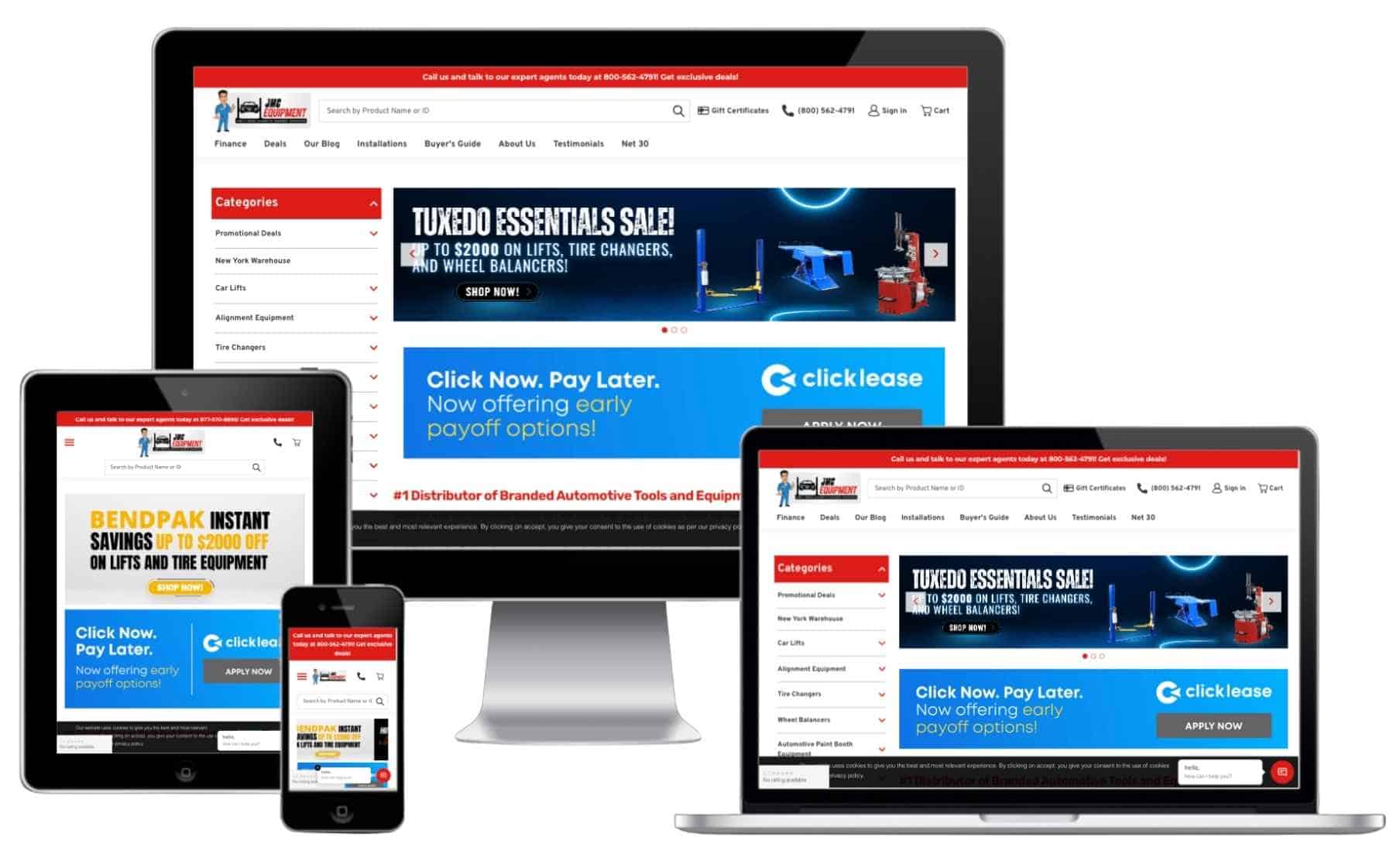 JMC Automotive Equipment SEO case study