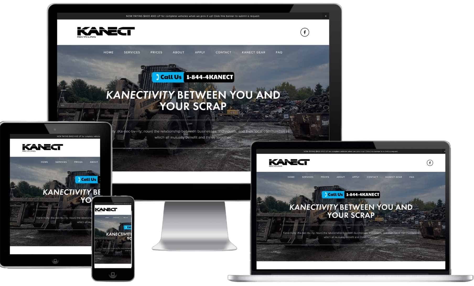 Kanect Recycling Automotive SEO case study