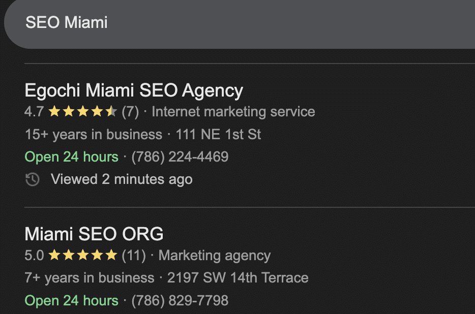 #1 in Google Maps