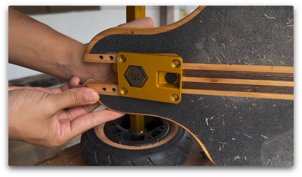 Evolve fusion adjusting the wheelbase