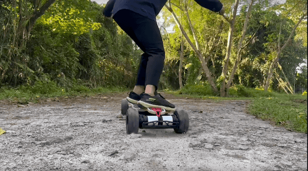 Riding photo of the Linnpower OX ER