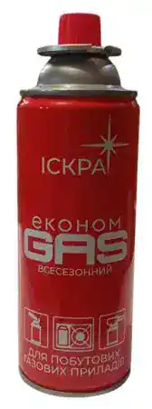 Газ для пальника Іскра 365мл, 200 грам, -30 до +40