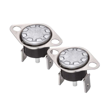 Термостат ksd301(85° c, 10А,250v) з кнопкою (норм. замкн.)